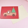 thumbnail image 4 of 3D Pop Up Tarjetas de Navidad Tarjetas de felicitación de Acción de Gracias en forma de Papá Noel con sobre de Navidad, 4 of 8