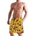 thumbnail image 6 of Cartoon Chickens Their Bodie Pattern Mens Swim Trunks Quick Dry Board Shorts Breathable Fit Beach Shorts Swimwear, 6 of 8