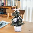 thumbnail image 4 of TIELUTT Mini Christmas Tree Christmas Decorations Festive Tabletop Pendants Mailbox Ornament and Christmas Bulbs Complete Ornament Set Small Ornament Set Snowflake Christmas Ornament, 4 of 6