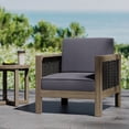 thumbnail image 4 of Acacia Wood Furniture | Wicker Details & Water - Resistant | Outdoor Coffee, 4 of 4