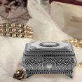 Jewelry Boxes Decor Vintage Decorative Storage Zinc Alloy Case Necklace Metal