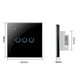 thumbnail image 2 of Tuya Wifi Smart Switch Touch Light Switch Zero Fire Line 3 Switch, 2 of 5