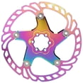 thumbnail image 2 of Disc Brake Rotors, Stainless Steel and Aluminum Alloy Electroplated Bicycle Accessory 4 Options for Mountain Bike, 2 of 7