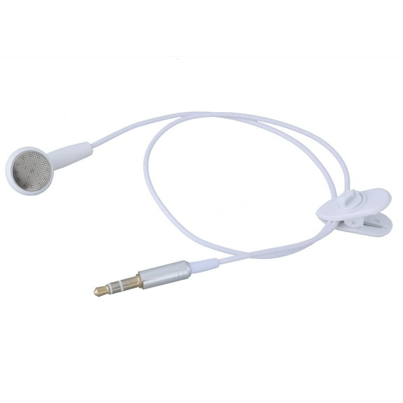 Necvior 3.5mm in Ear Single-Side Earphones Mono Earbud Corded Headsets Headphone Single