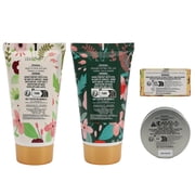 Body & Earth Body Care Lotion Gift Sets for Women Birthday Gifts, Peony Hand Cream, Foot Cream, Soap, Scented Candle