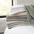 thumbnail image 2 of Arkwright Home LLC. Aston & Arden Waffle Weave Cotton Blanket Full/Queen - White, 2 of 5