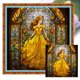 thumbnail image 1 of Hilo Algodón Bordado Punto Cruz Princesa Vitral Con 14CT 50x50cm, 1 of 9