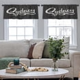 thumbnail image 5 of LALILO Kitchen Curtain Valance Ikat And Boho Traditional Rod Pocket Window Curtain 52"x 18" Set of 2, 5 of 7