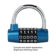 thumbnail image 2 of Herwey 5 Digit Code Lock Padlock U-shaped Suitcase Door Combination Lock, 2 of 8