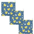 thumbnail image 7 of 5 PCS Rubber Duck and Bubbles Baby Muslin Washcloths, Blue Soft Absorbent Face Towel Burp Cloths Cotton Bath Wipes Infant Wash Cloth for Newborn Boys Girls, 7 of 7