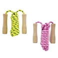 thumbnail image 2 of Cuerda de saltar de algodón para niños oso de fresa mango de madera AJUSTABLE Pack de 2, 2 of 2