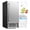 Silver&Black, variant on Costway Freestanding Ice Maker, 110 lbs/24H Undercounter/ Ice Machine with 25 lbs Capacity Silver