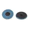 thumbnail image 5 of 10 Pcs 50mm Flap Disc Quick Change Grinding Wheels for Rust Removal polishing grinding 120 Grit, 5 of 6