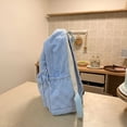 thumbnail image 5 of TGPMGRZ Cute Plaid Backpack for Women â Large Capacity Daypack Bookbag Shoulder Bag (Blue), 5 of 8