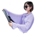 thumbnail image 1 of Women Girls Summer Sun Coat Quick Dry Chiffon Driving Riding Beach Sunscreen Shade Sun Protection Skin Cover, 1 of 1