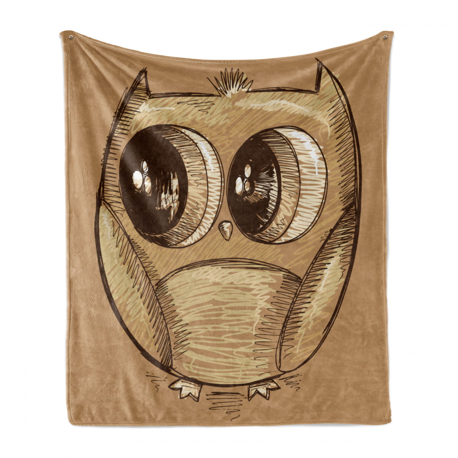InterestPrint Two Cute Owls Fallen in Love 60 x 80 Micro Fleece Blanket Warm and Cozy Travel Blanket 