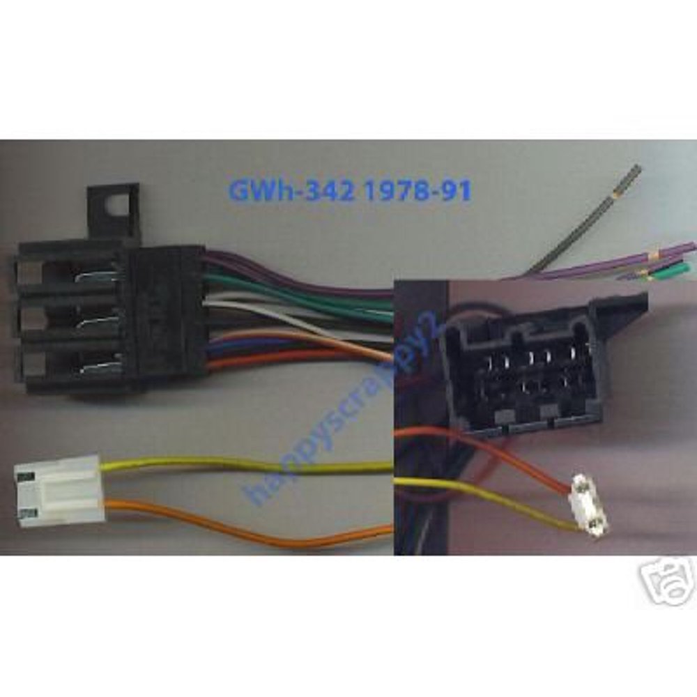 Stereo Wire Harness Chevy Suburban 83 84 85 86 87 (car radio wiring