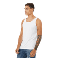thumbnail image 5 of BELLA + CANVAS Heather CVC Tank, Men's Pre-shrunk Garment Tank Top, White Pack-6 Size-S, 5 of 5
