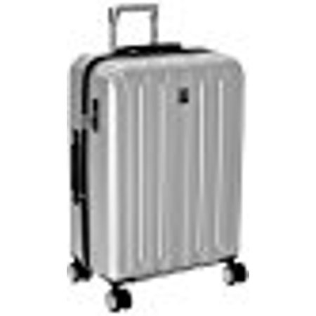 Delsey Luggage Helium Titanium 25 Inch EXP Spinner Trolley, Silver, One Size