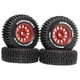 thumbnail image 2 of 4 piezas de neumáticos para camión RC, accesorios de repuesto 14211, actualización de piezas RC profesional Rojo, 2 of 9
