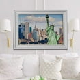 thumbnail image 6 of 1000 PCS Jigsaw Puzzles, 29.5" x 19.7" Artwork Gift for Adults Teens New York City Skyline Oil Painting Wooden Puzzle Games, 6 of 7
