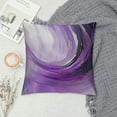 thumbnail image 2 of Creowell Pillow Covers Purple and Gray Abstract Throw Pillows, Modern Abstract Outdoor Pillowcase Cushion Case Decor for Home Sofa Couch Bed White, 2 of 5