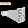 thumbnail image 2 of OULII Y Shaped Downspout Connector Downspout Diverter White PVC Wall Drainage 1Pack, 2 of 8