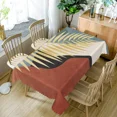 thumbnail image 2 of Nanqianyi Modern Geometric Tablecloth for Kitchen Dining,52x70 Oil-resistant Stain Proof Rectangular Table Cover, 2 of 6