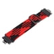thumbnail image 2 of Correa de nailon ajustable para Huawei Watch Fit, correa elástica de punto (rojo y negro), 2 of 14