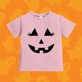 thumbnail image 2 of RMGVDSD Kids Girls Boys Halloween Shirt Cute Pumpkin T-Shirts Summer Short Sleeve Tee Tops Children's Graphic Tshirts 1-2 Years, 2 of 5