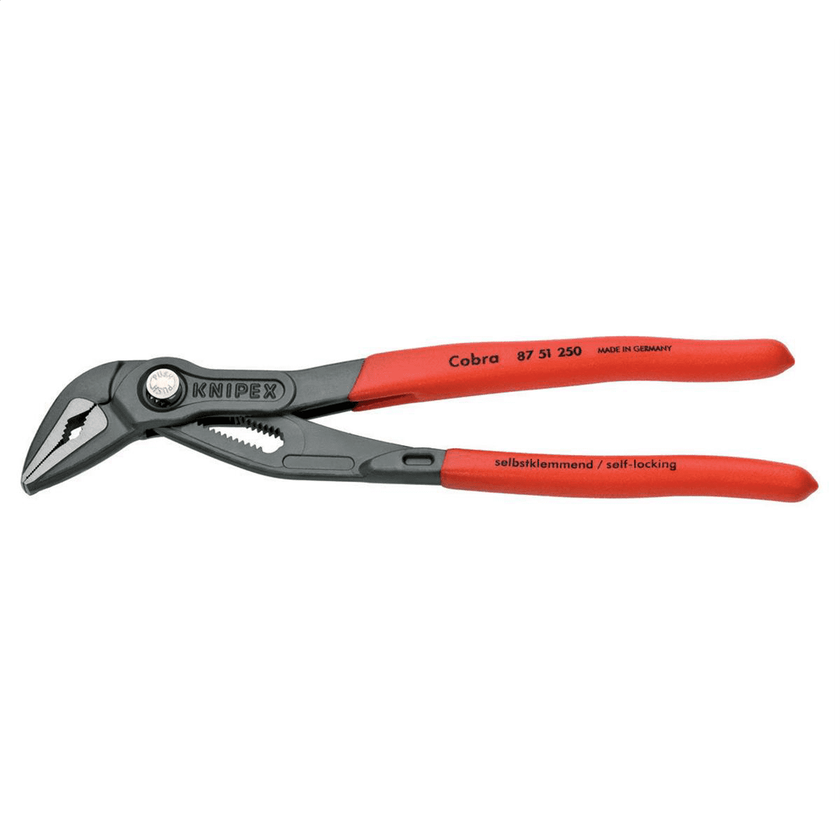 KNIPEX 8751250 Cobra ES Extra Slim Pliers 10 Inch Long Narrow Jaws