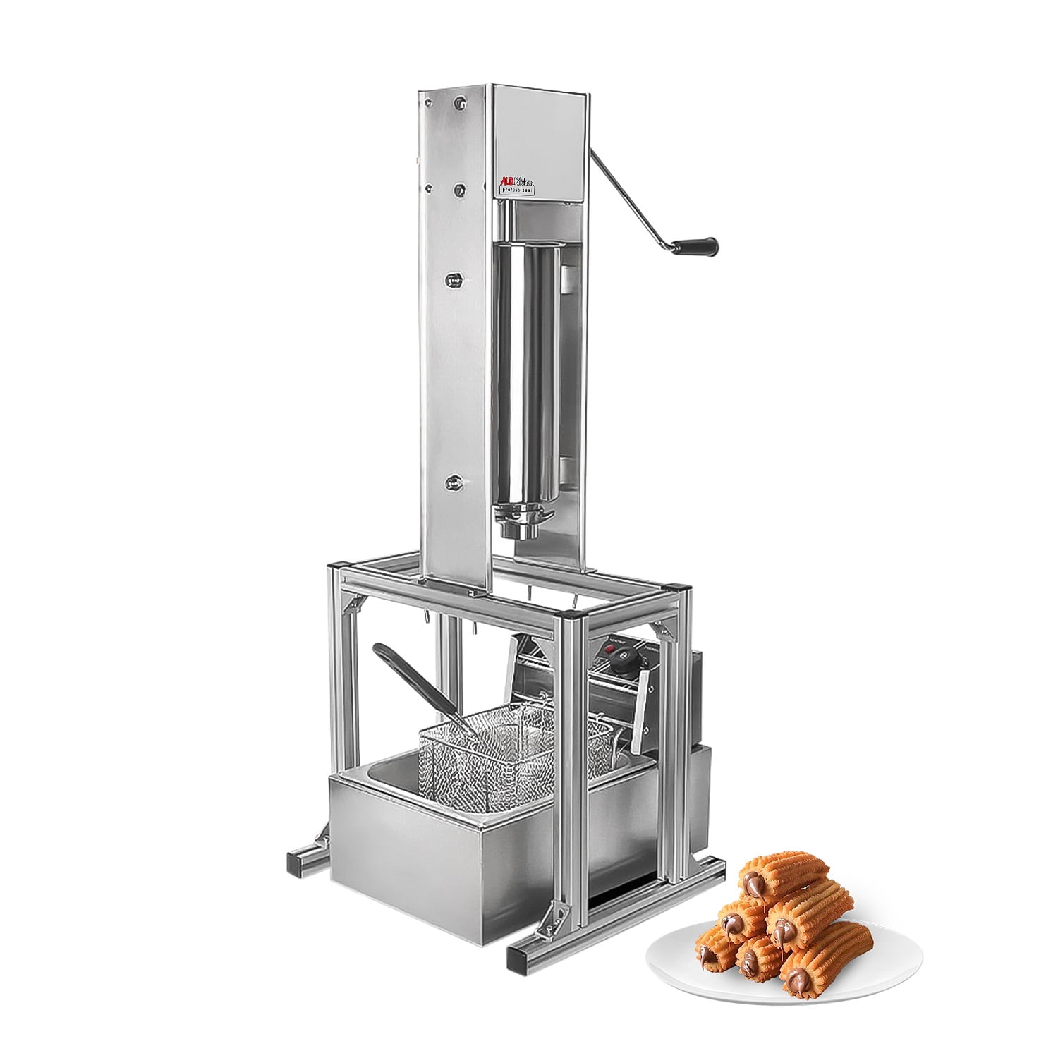 ALDKitchen Churros Machine | Various Nozzles | Manual Churro Maker with