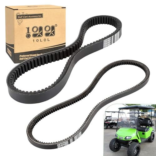 Clutch-Drive-Belt & Starter Generator Belt-Kit for EZGO TXT, Medalist, Workhorse 1994-up Golf Cart with 295/350cc Robin Engines, OEM 72054G01 72024G01 72025G01 26414G01 630587