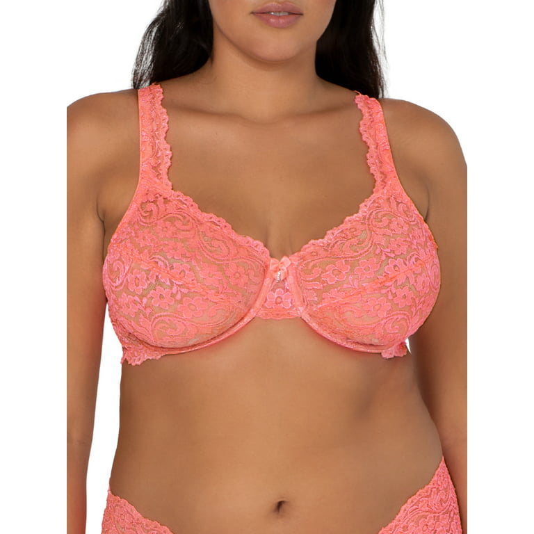 Smart & Sexy womens Plus Size Signature Lace Unlined Underwire