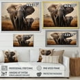 thumbnail image 4 of Designart "Guardians of the Elephants" Animals Wall Art Print, 4 of 5