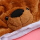 thumbnail image 3 of 1 gorro de peluche de animal de dibujos animados, divertido oso pardo de simulación, accesorios de actuación para niños., 3 of 5