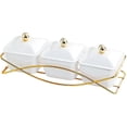 thumbnail image 5 of White Serving Plate Ideal For Snack Presentation And Food Display, 5 of 5