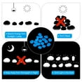 thumbnail image 6 of Uxcell 200Pack Glow Rocks 8-11mm Decoration Pebbles Luminous Stones Decor Blue, 6 of 6