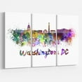 thumbnail image 1 of Design Art Washington DC Skyline Canvas Print, 1 of 3