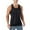 Black, variant on Krdevn Men's Plus Size Fitness Vest Outdoor Lightweight Breathable Racing Vest Pressed Rubber Running Vest,Tank Tops Men,S