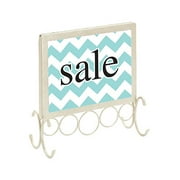 Boutique Ivory Countertop Sign Holder - 7 1/4" X 7"