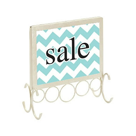 Boutique Ivory Countertop Sign Holder - 7 1/4" X 7"