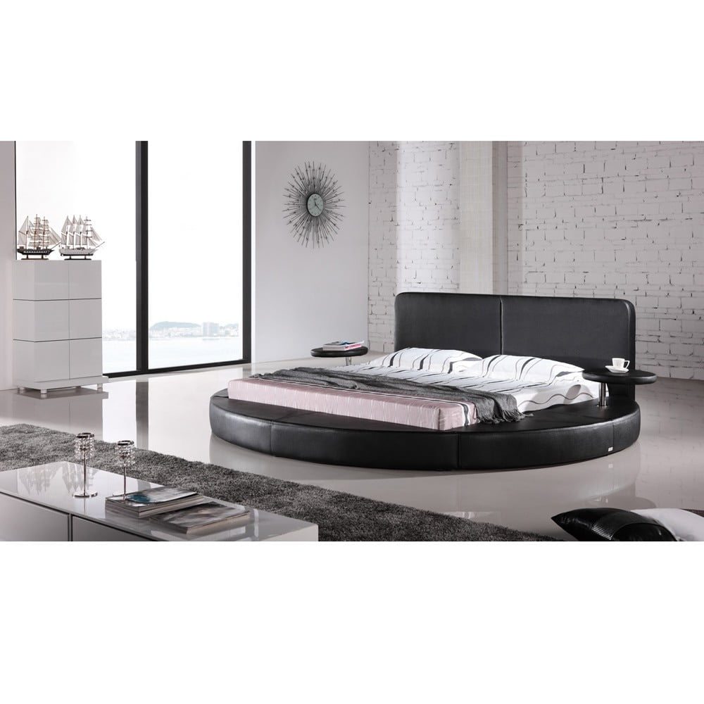 Matisse Oslo Round Queen Leatherette Bed Com Departments