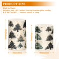 thumbnail image 6 of Yayeee Flameless Candles with Remote Flickering Battery Operated Multi Color Changing, Beige Christmas Trees, 6 of 7