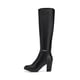 thumbnail image 5 of Botas Altas de Mujer DREAM PAIRS Negras en PU con Caño Medio de 44 cm, 5 of 9