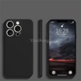 thumbnail image 1 of For iPhone 16 Pro Max Case Liquid Silicone Plain Case For Apple iPhone 16 Pro Max Cover TPU Anti-drop Phone Protector Cover Black For iPhone 16 ProMax, 1 of 6