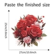 thumbnail image 7 of HongHeng Rose Toilet Cover Sticker Decals,Flower leaf Waterproof Toilet Lid Tank Seat Decals Cistern Self-Adhesive Bathroom Wall Sticker Valentine's Day Decoration, 7 of 7