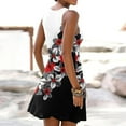 thumbnail image 2 of Summer Casual Tshirt Sleeveless Dresses for Women Swing Sun Dress Beach Swimsuit Cover Ups, 2 of 7