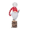 Exywaves Christmas Decorations Christmas faceless doll business card holder wooden forest old man ornaments