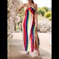 thumbnail image 4 of Vestido de Tirantes Finos para Mujer, Vestido de Verano, Pareo , Informal, Color M, 4 of 8